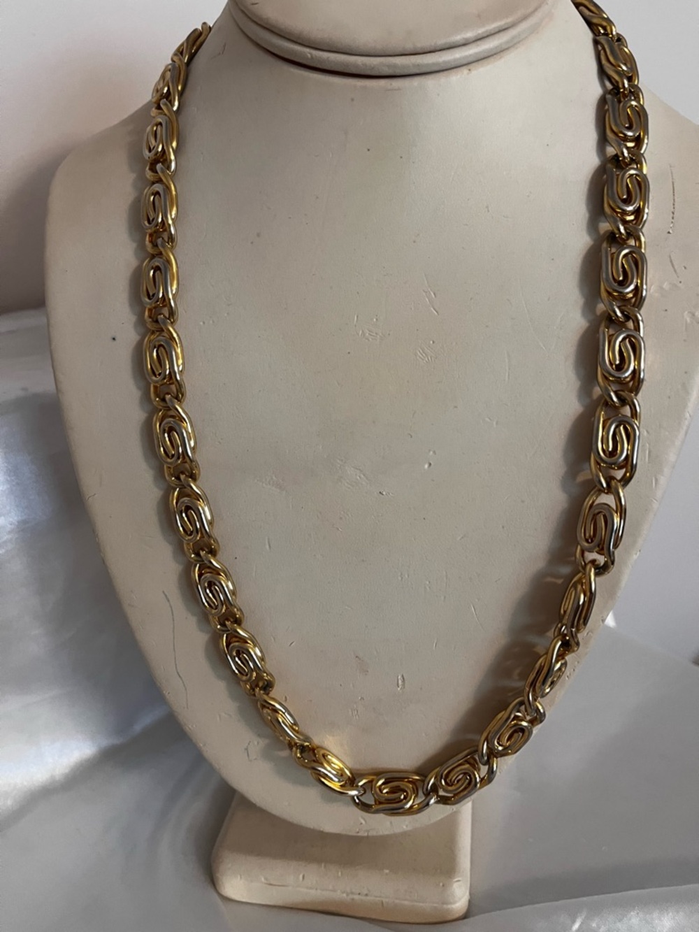 Erwin Pearl Vintage 80's Classic Gold Link Necklace – Women's Jewelry